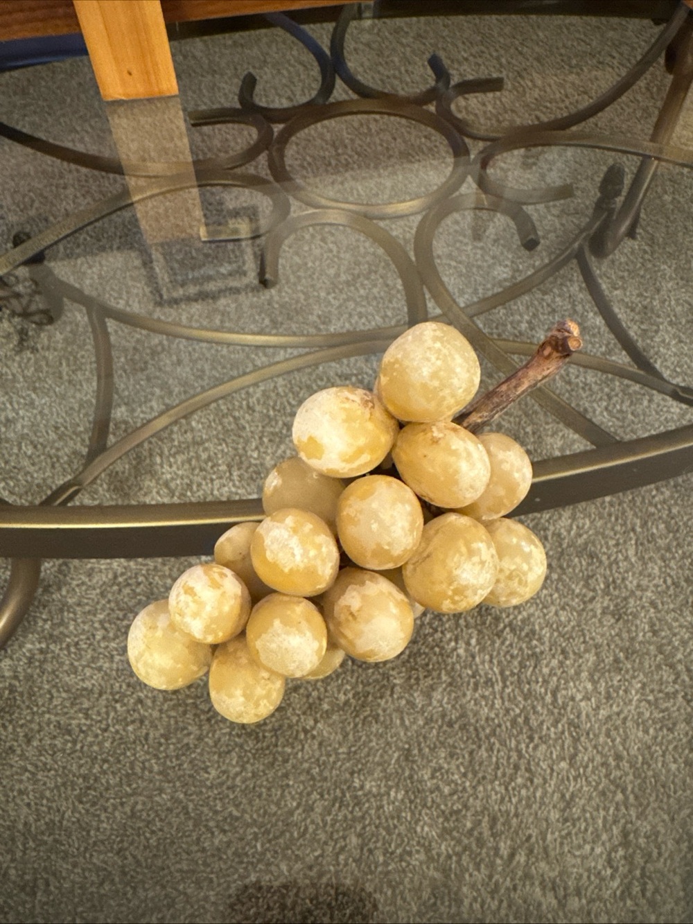 Home Accents Yellow Faux Grape Cluster - Decorative Table Accent